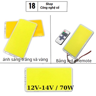 Bảng đèn led cob 12V siêu sáng công suất 70W tiện dụng khi đi cắm trại các hoạt động ngoài trời