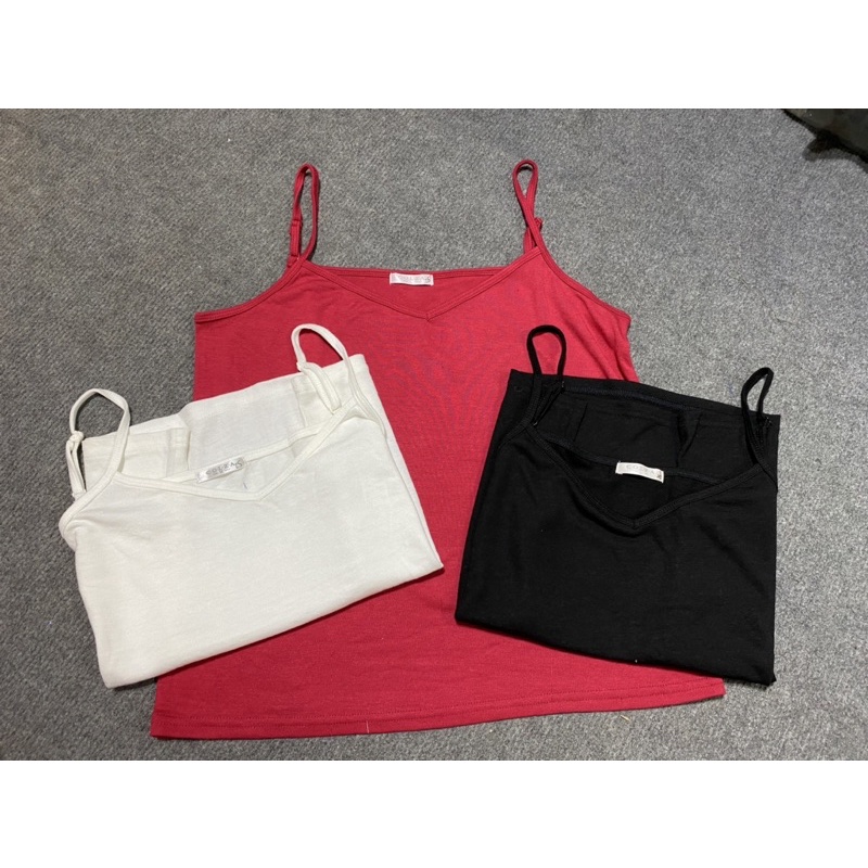 Áo 2 dây cotton fom suông size 55-60kg