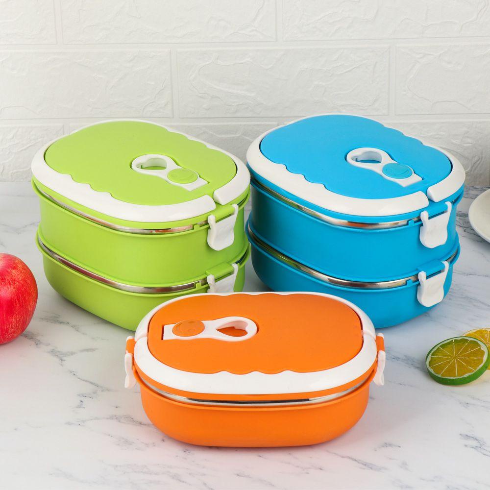 DIACHAVN Hộp Đựng Cơm Trưa Giữ Nhiệt Thân Thiện Với Môi Trường 900 / 1800ML