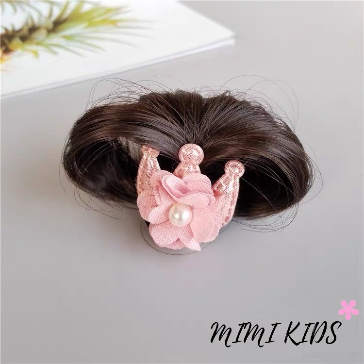 Kẹp tóc giả cây dừa cho bé Mimi Kids