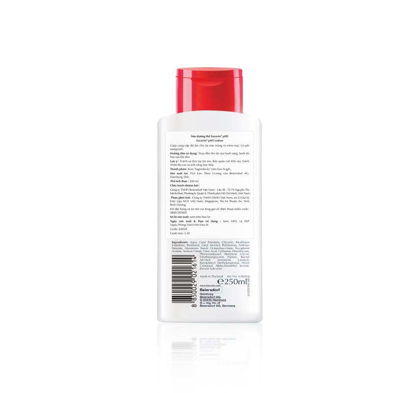 Sữa Dưỡng Thể Eucerin PH5 LOTION 250ml Cho Da Nhạy Cảm