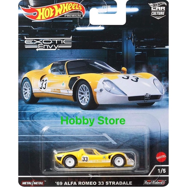 Hobby Store xe mô hình Hot Wheels Premium Exotic Envy 2 Set Lẻ