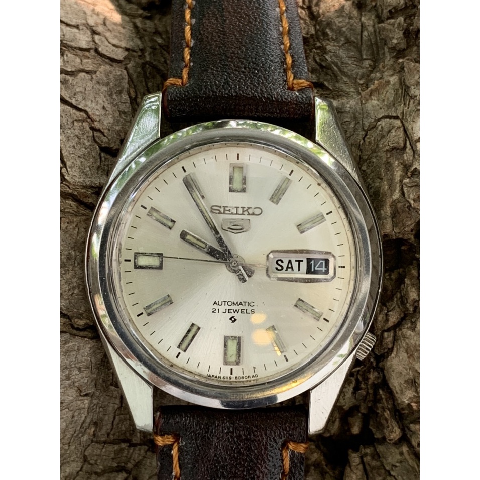 Đồng hồ nam Seiko 5 Automatic - 21 jewels của Nhật Bản