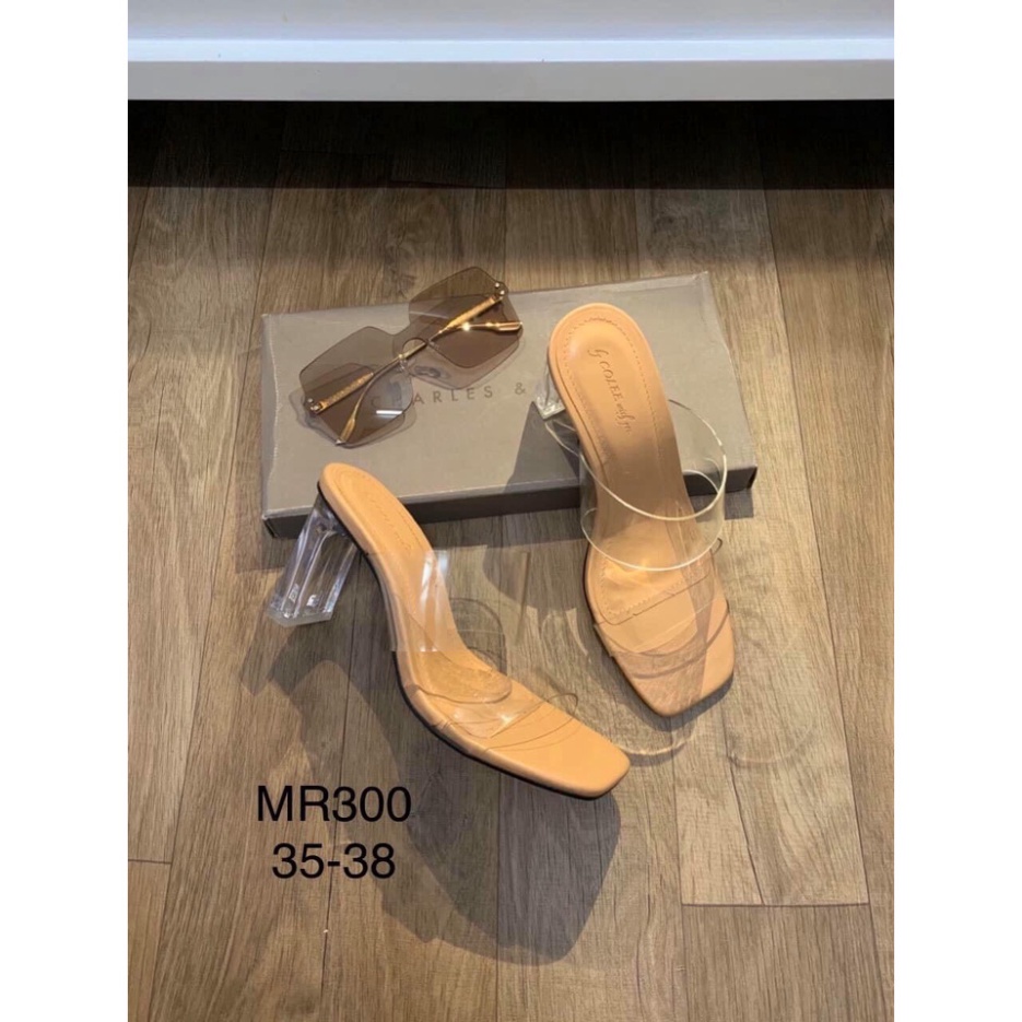 [HCM] Giày cao gót, giày cao gót nữ đế mica trong suốt SKUG-28