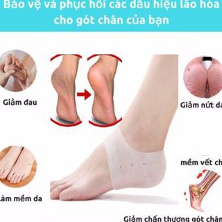 TÚI 2 MIẾNG LÓT GÓT CHÂN SILICON,GIẢM ĐAU,TRÁNH CHẤN THƯƠNG