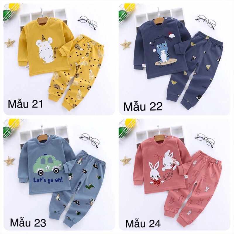 Bộ dài tay thu đông cho bé trai, bé gái