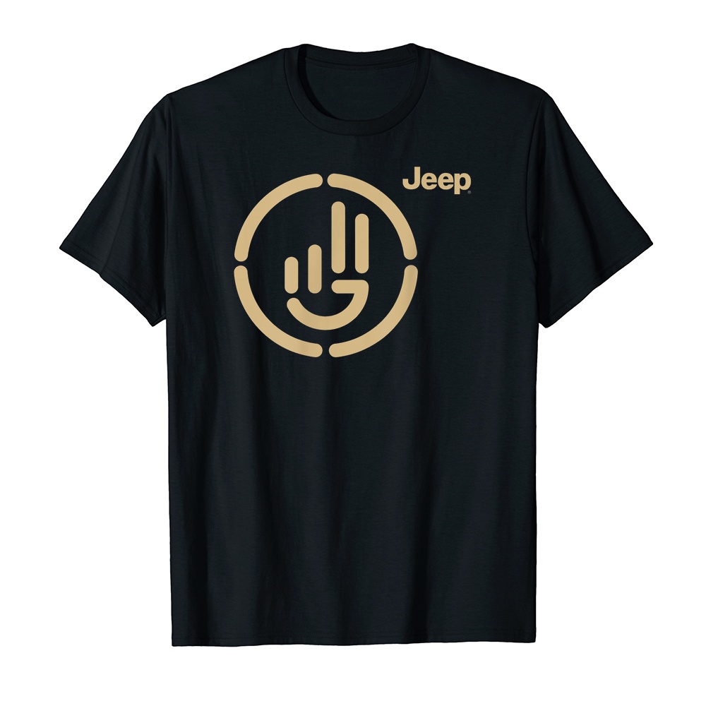 Áo thun cotton unisex HTFashion in hình Jeep Wave