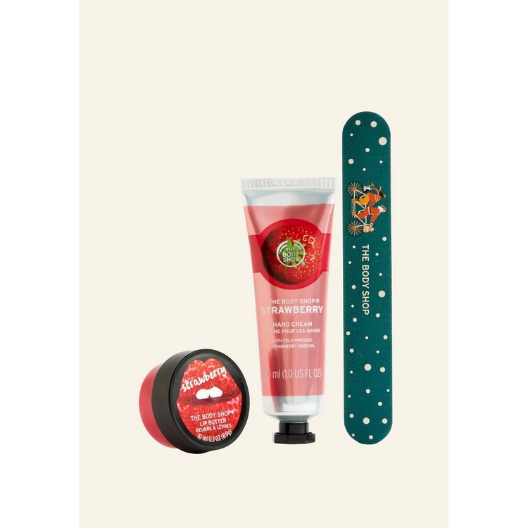 Bill ĐỨC SĂN SALE - Set Kem dưỡng tay + dưỡng môi The Bodyshop