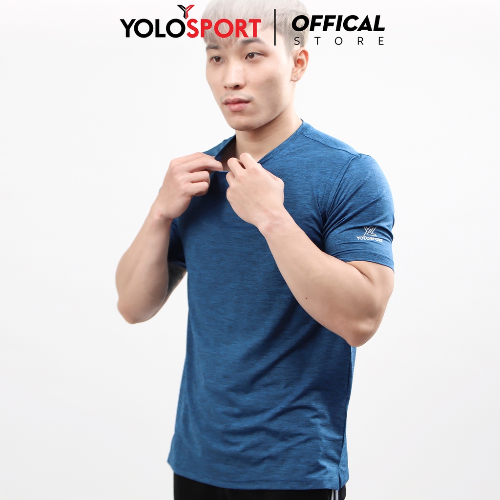 Áo Thể Thao Nam YOLO Co Giãn 4 Chiều Tập Gym Vận Động Thoáng Mát Chuẩn Form Nhiều Màu