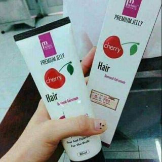 Kem tẩy lông cherry m'white  thiên nhiên loại bỏ lông ở các vùng nách cánh tay chân trong 5 phút