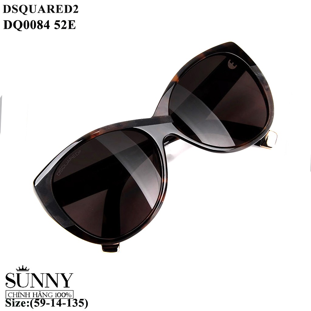 DQ0084  - kính mát Dsquared2 chính hãng từ Italia, sp kèm tem thẻ chống hàng giả do bộ công an cấp
