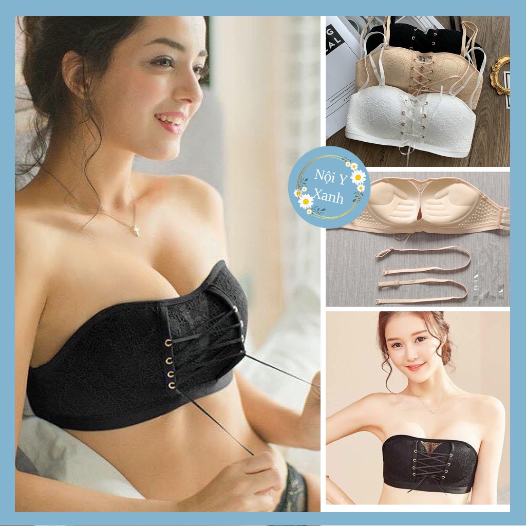 Áo lót chống tụt nâng ngực dây rút chất đẹp thoáng mồ hôi - SIÊU PHẨM ÁO LÓT KHÔNG DÂY NÂNG NGỰC CHỐNG TỤT DÂY RÚT