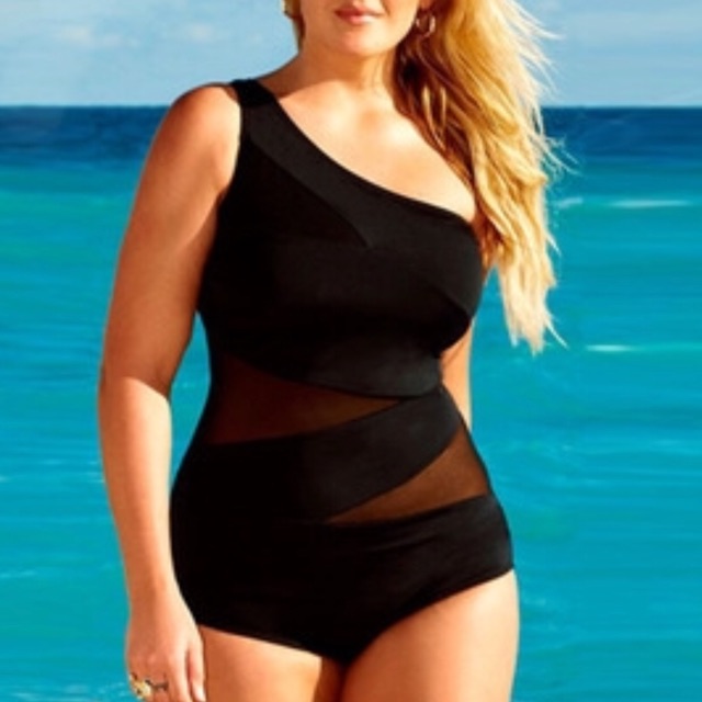 Monokini pha ren lệch vai big size 65-70kg