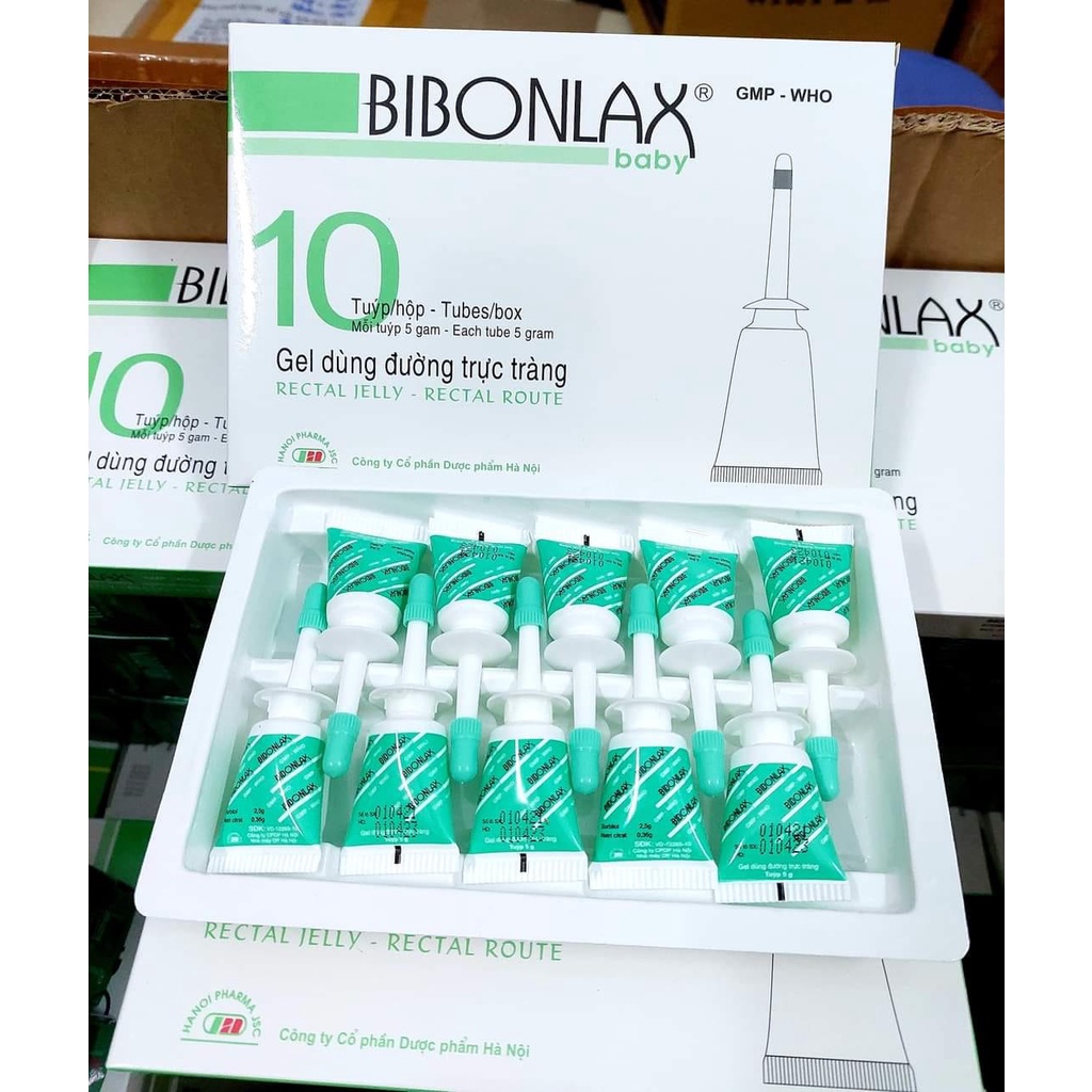 [Chính hãng] Ống bơm trực tràng Bibonlax Người lớn và trẻ em  -1 ống  Date mới