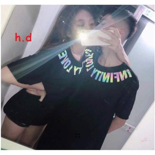 Áo phản quang INFINITY LOVE in cổ