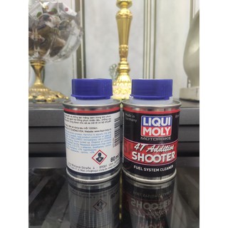 Phụ Gia Vệ sinh Buồng Đốt ( Xe Số & Xe Ga ) Béc Phun - Liqui Moly 4T Additive SHOOTER FUEL SYSTEM CLEANER 7916 - 80ML