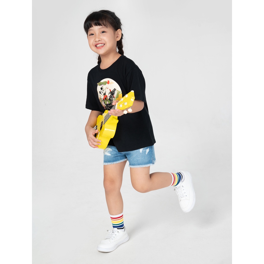 Áo phông trẻ em unisex in hình Mickey thời trang CANIFA - 3TS21S002