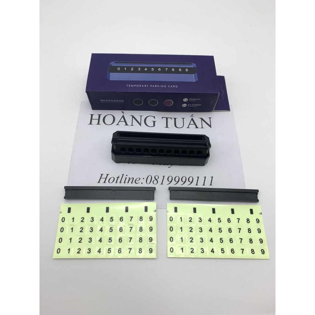 HỘP số điện thoại PHÁT QUANG 3 MÀU để 2 bảng số điện thoại đế xoay 360 độ HÌNH CHỤP THẬT | BigBuy360 - bigbuy360.vn