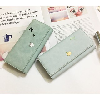 Ví da lộn hình cute dài