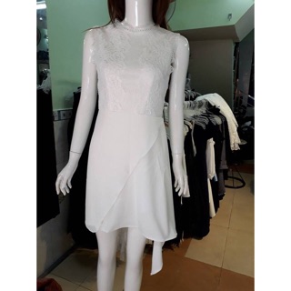 (Nhập mã NTAM189 để được giảm còn 189k + FS) ĐẦM VẠT CHÉO / WHITE DRESS