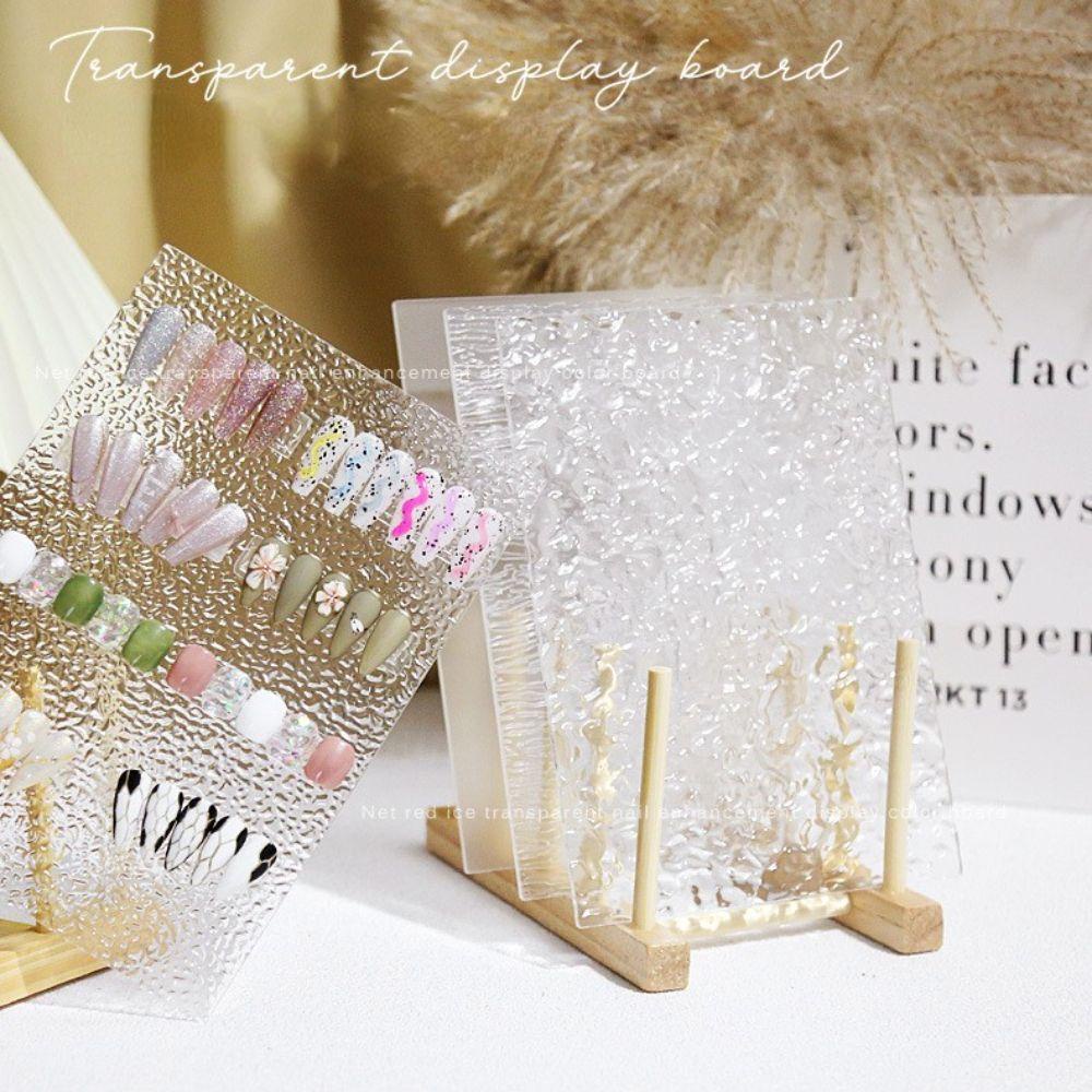 Bảng Acrylic Trong Suốt Dùng Để Trưng Bày Màu Nước Cho Móng Tay