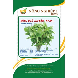 HẠT GIỐNG HÚNG QUẾ CAO SẢN LOẠI 10G (NN.89)