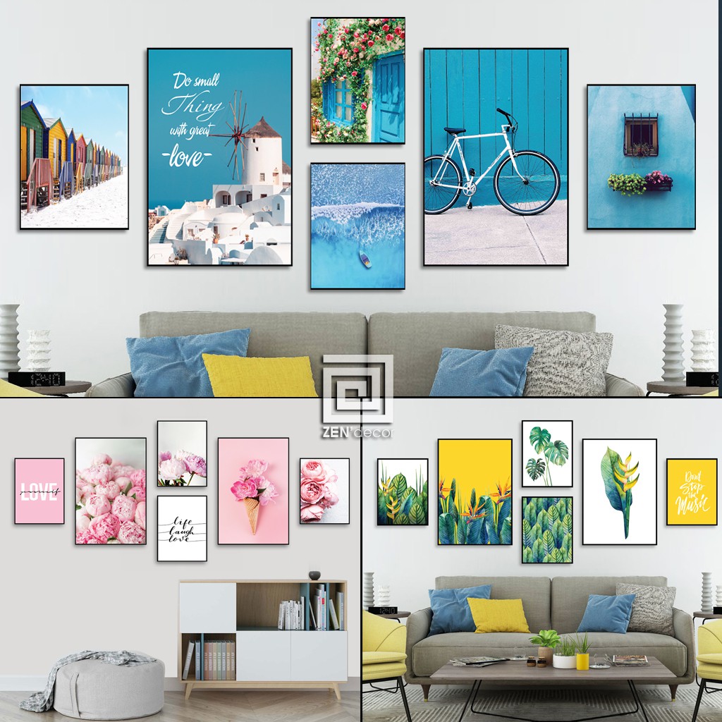 [20 mẫu] tranh CỠ ĐẠI có khung nổi SIÊU ĐẸP