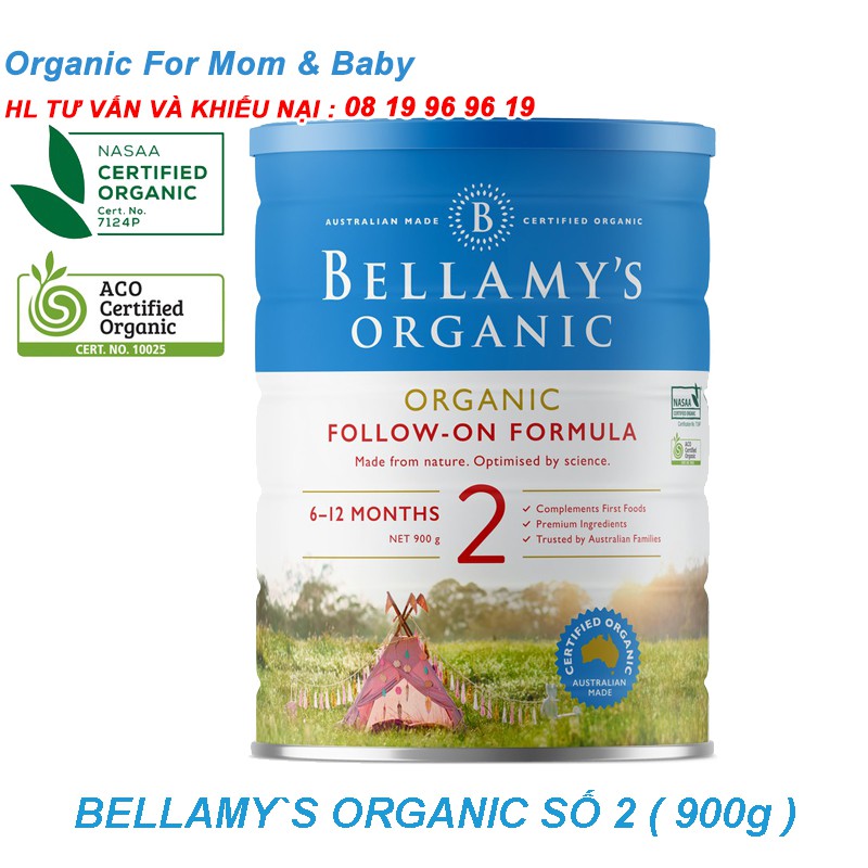 Sữa Bellamy s Organic hữu cơ số 3 900g