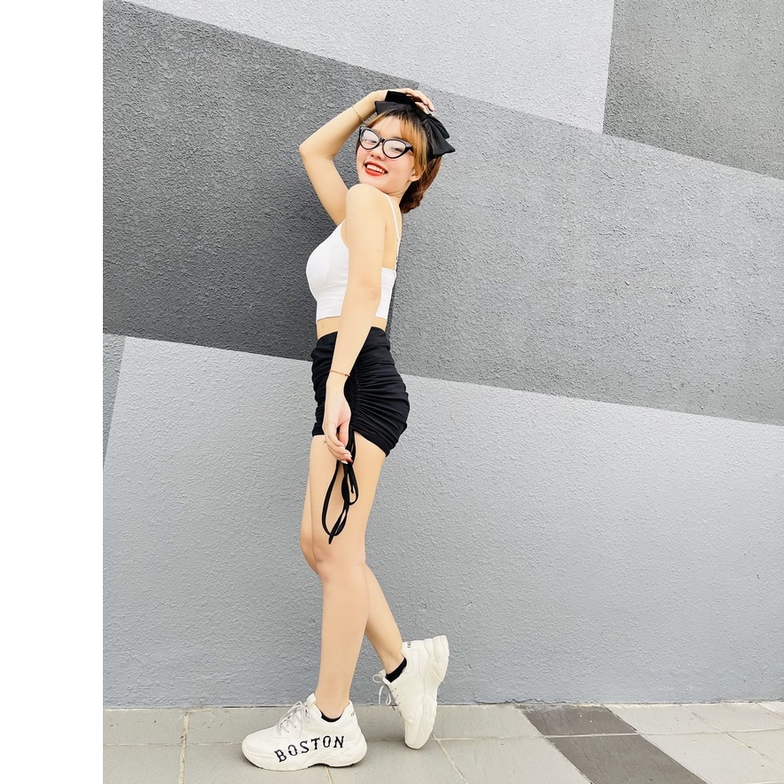 CHÂN VÁY RÚT DÂY 2 BÊN ÔM BODY QS QUYEN SHOP