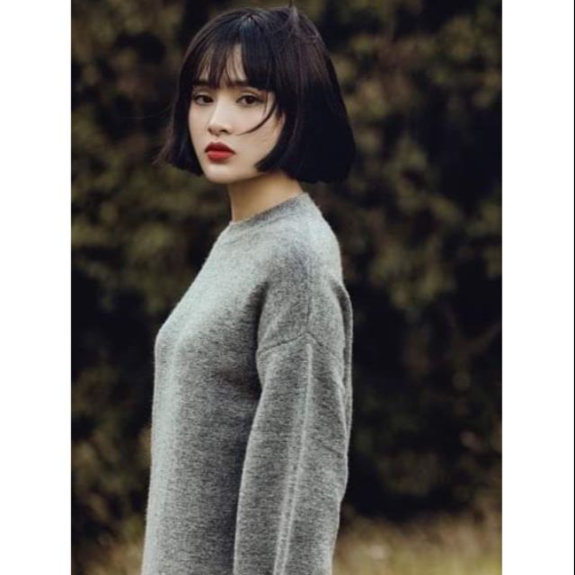 Tóc giả nữ đẹp ❤️❤️ FREESHIP ❤️❤️ nguyên đầu hiền hồ tặng kèm lưới tóc