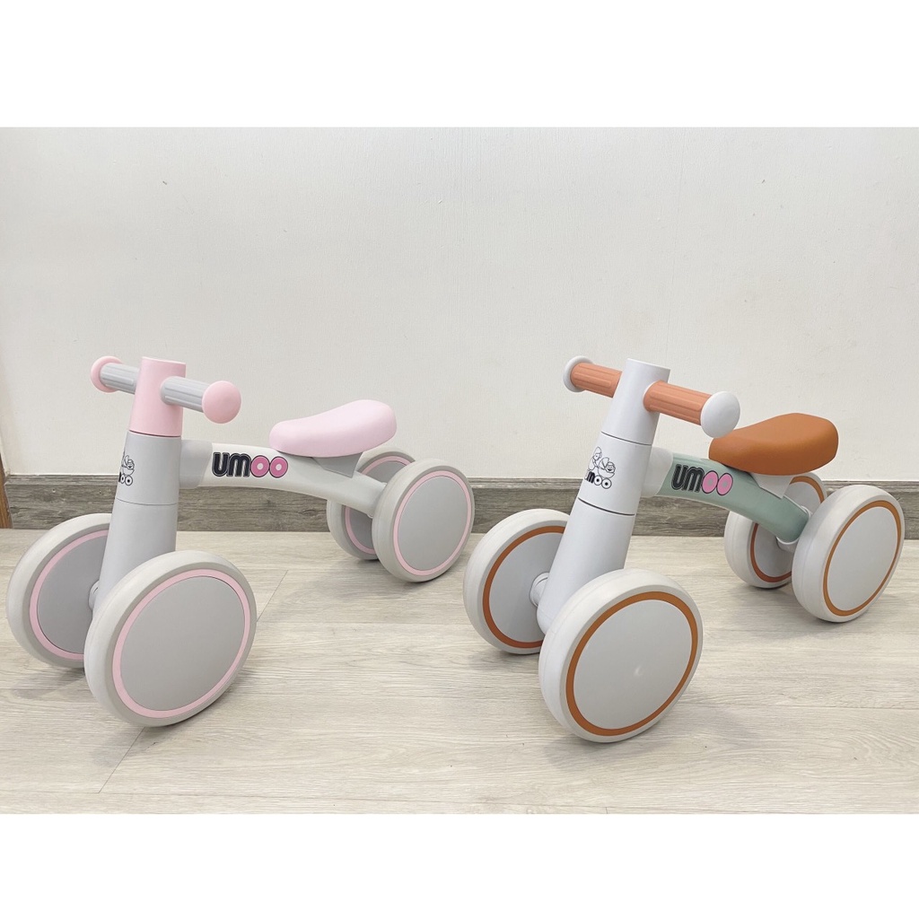 Xe chòi chân cho bé Umoo Chính Hãng mẫu mới nhất 2023 - Xe tập đi cho bé thiết kế siêu nhẹ, nhỏ gọn cho bé vận động