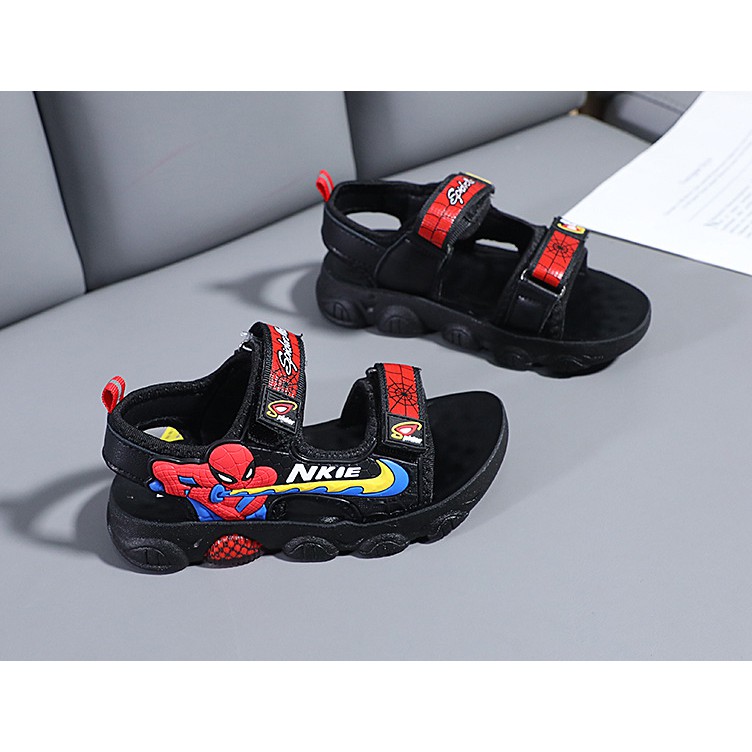 sandal bé trai size 22-31 siêu nhân nhện