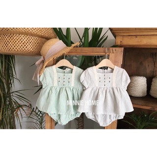 Bodysuit giả váy vintage Hàn quốc