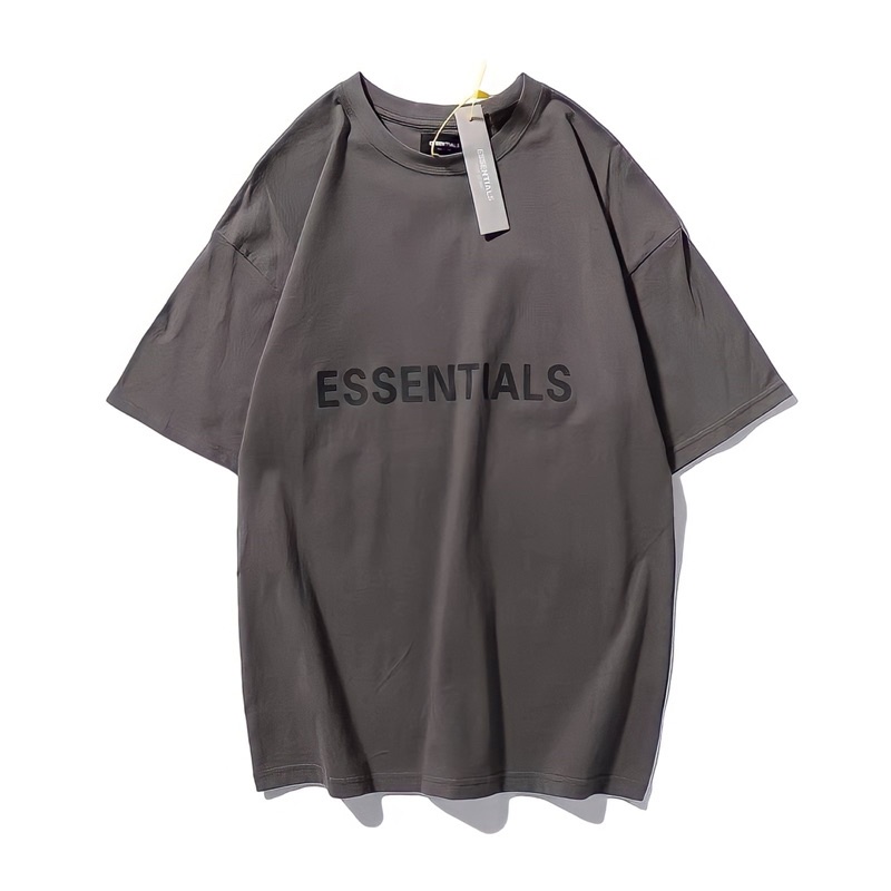 Áo thun ESSENTIALS cổ tròn , áo thun nam nữ cao cấp unisex áo phông tay lỡ form rộng thời trang cao cấp