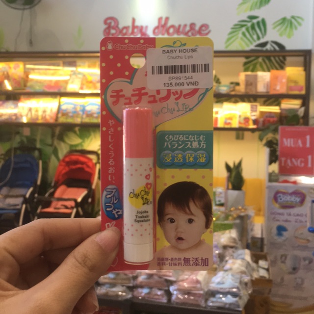 son dưỡng môi cho bứ ChuChuBaby