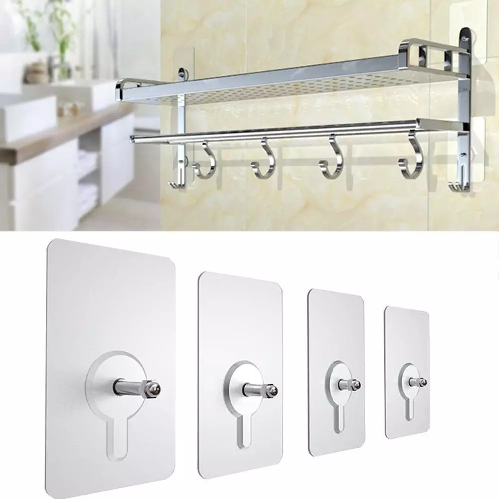 Miếng Dán Tường Đinh Vít Treo Tường Siêu Chắc 88314 - Treo Giá Kệ, Tranh Ảnh Trên Tường Không Cần Khoan - Keo Dày