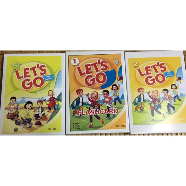 Thẻ Let's go 3 bản 4th, khổ a5 loại 1 và 2 mặt