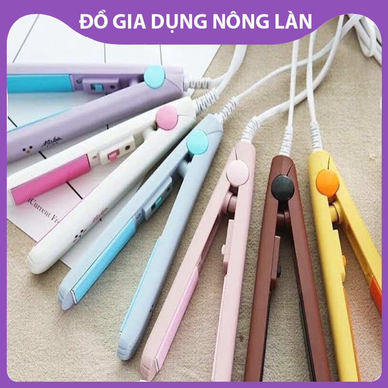 Máy làm tóc, máy uốn tóc mini cầm tay Make Time họa tiết hoạt hình dễ thương Máy Ép/ Duỗi/ Là Tóc Mái Tiện Lợi NL Shop