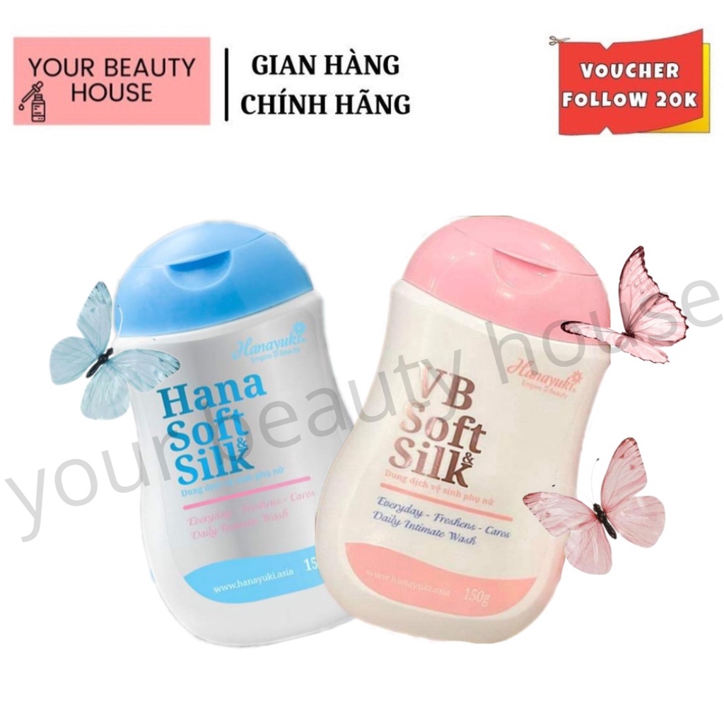 DUNG DỊCH VỆ SINH HANA VB SOFT SILK - HANAYUKI CHÍNH HÃNG