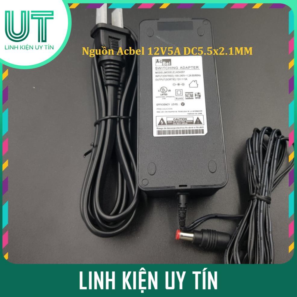 12V 5A Nguồn Adapter 12V5A 5.5x2.1MM 12V-5A