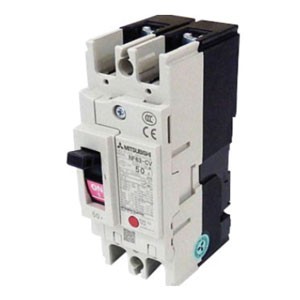 APTOMAT Át khối  2 Pha Mitsubisi MCCB 2P  NF63-CV 2P 3~63A 7.5kA