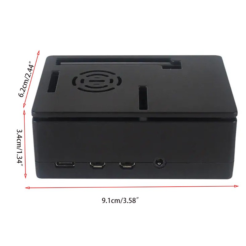 Vỏ Nhựa Abs Cho Raspberry Pi 4 Model B Màn Hình Cảm Ứng 3.5 Inch 480x320 Lcd | BigBuy360 - bigbuy360.vn