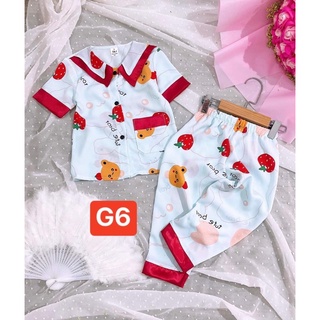 bộ pyjama lụa mango loại 1 sz 9-21kg