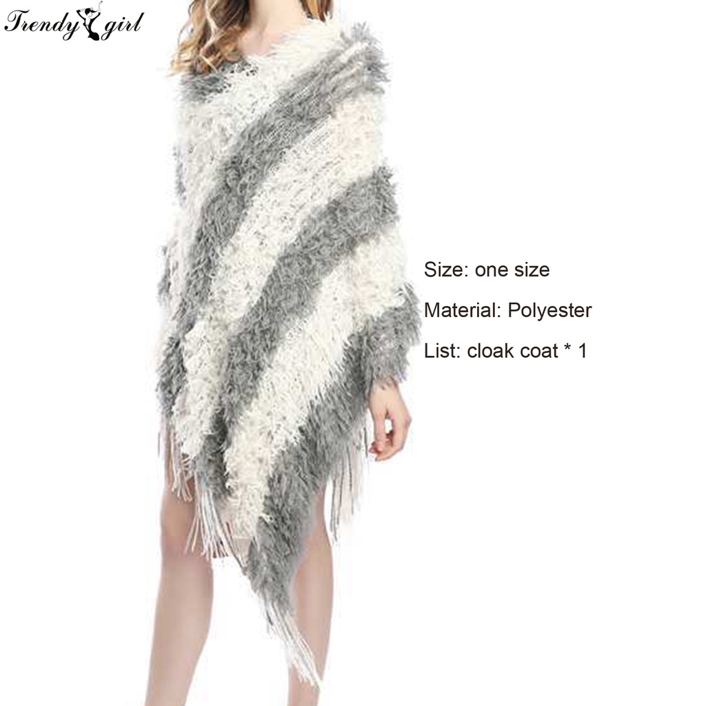 Áo choàng dệt kim thiết kế tinh tế cho phái nữ
 | BigBuy360 - bigbuy360.vn