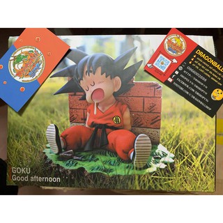 Mô hình Dragonball Resin chính hãng - Goku Kid Ngủ