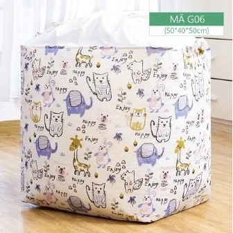 Túi vải đựng đồ cỡ lớn 100 lít, siêu to khổng lồ 50x50x40 cm