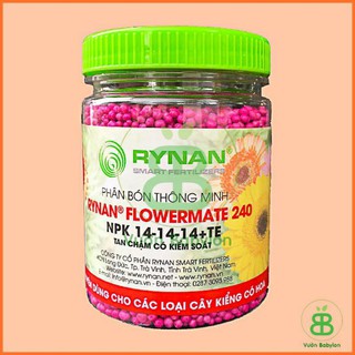 Phân tan chậm Ryan 240 cho cây kiểng đang hoa
