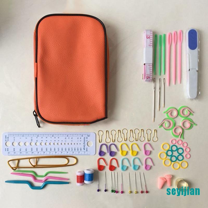 Set 100 Móc Đan Len Toàn Diện Kèm Túi Đựng