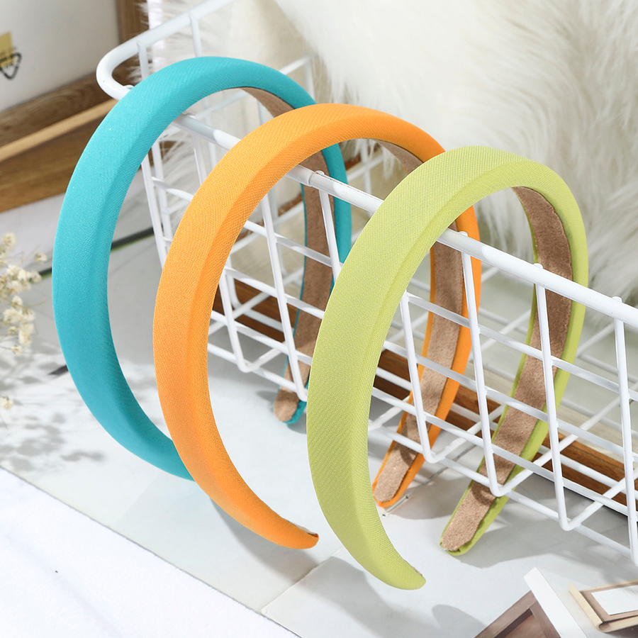 Băng đô xốp màu trơn thời trang Hàn Quốc cho nữ