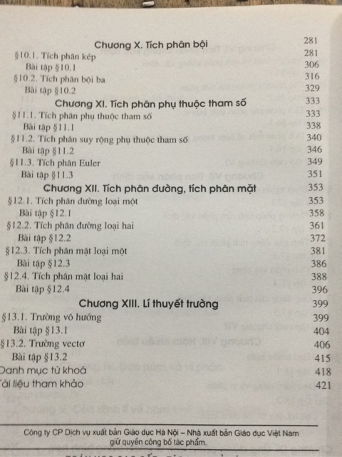 [Mã LIFEB04ALL giảm 10% tối đa 15K đơn 0Đ] Sách - Toán học cao cấp Tập 2: Giải tích